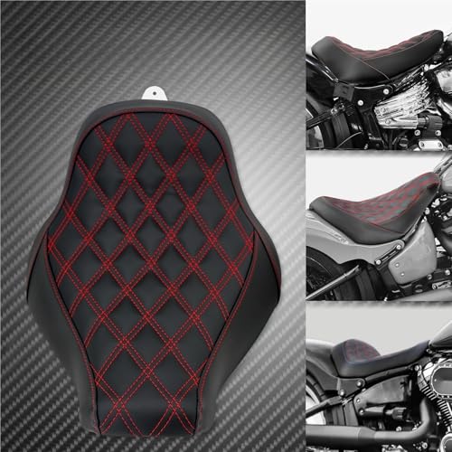Asiento de cojín para Softail con costura de diamante elegante 2