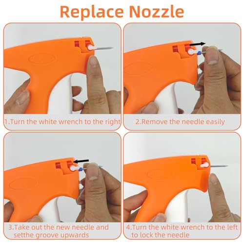 Fifchall TAG GUN01 Tagging Gun For Clothing, 2006 Pieces Price Tag Attacher Gun Kit thumb #6