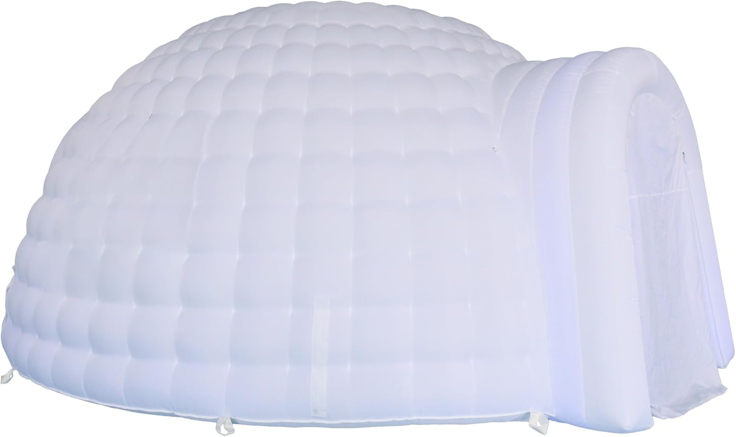 Inflatable Igloo Tent with Color-Changing LED Lights, 16.4 ft x 18.2 ft x 9.2ft Inflatable Party Tent with 450W Blower, Outdoor Event Dome for Weddings, Christmas, Family Gatherings, Corporate Events