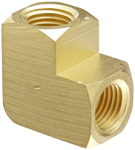Dixon Valve EL2F2F Brass Fitting, 90 Degree Extruded Pipe Elbow, 1/4