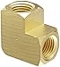 Dixon Valve EL2F2F Brass Fitting, 90 Degree Extruded Pipe Elbow, 1/4" NPTF Female