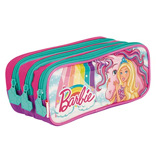 Kit Mochila Infantil Barbie Dreamtopia Lancheira Estojo Sestini