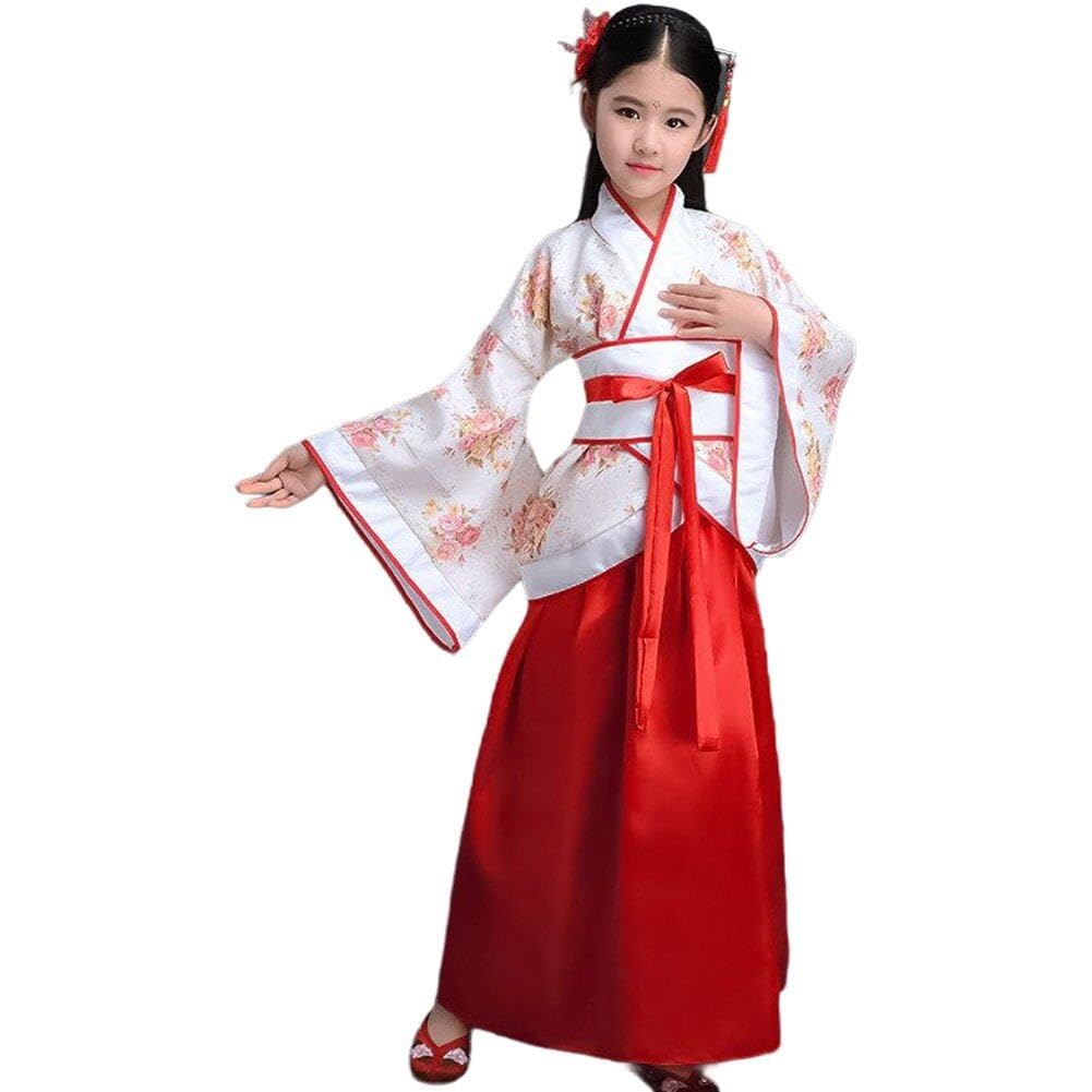 Stakee Children Hanfu Dress Traditional Chinese Hanfu Dance Costume Ancient Performance Costume Elegant Princess Dress
