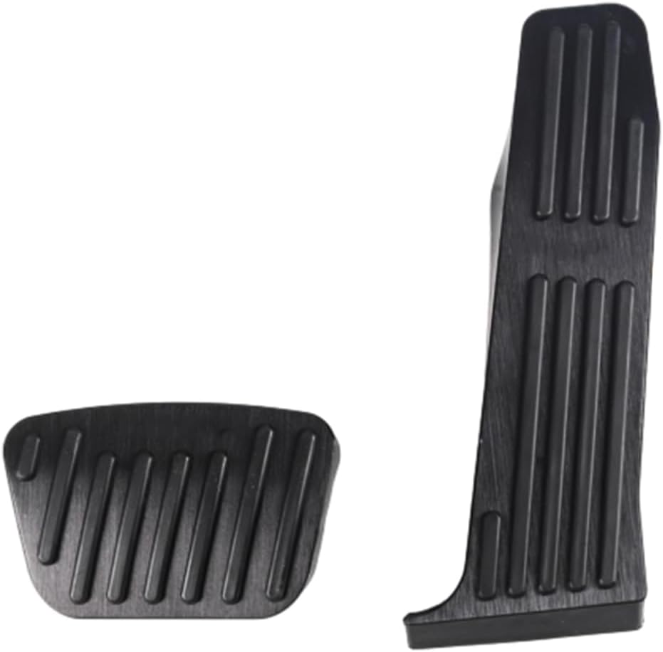XITER 2PCS Anti-Slip No Drilling Aluminum Rest Brake Gas Accelerator Pedal Covers Foot Pedal Pads Kit For For Toyota Camry XLE,LE 2025 2026,(BLACK)