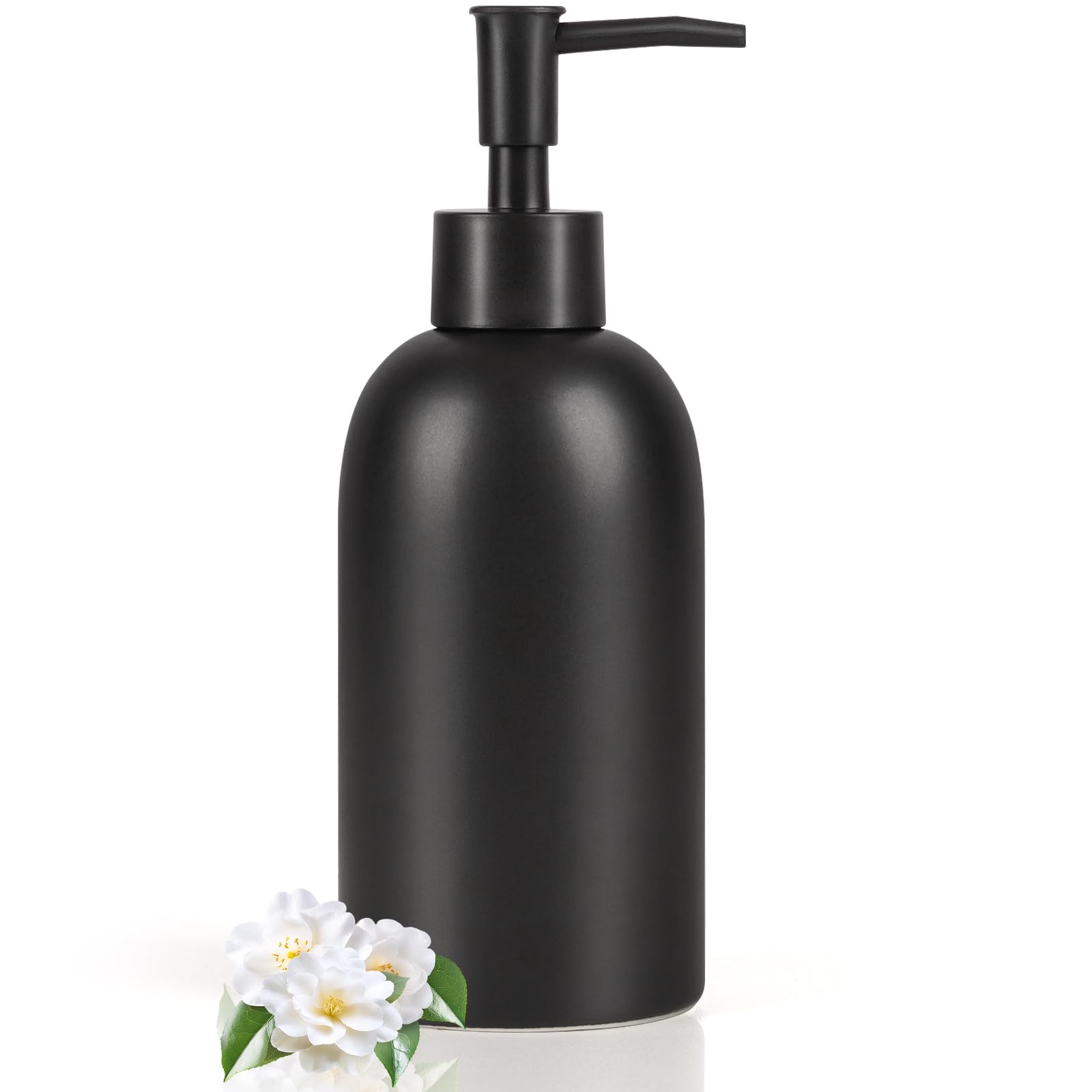 Natheeph Soap Dispenser for Bathroom/Kitchen Fill Hand Soap/Dish Soap, 14OZ