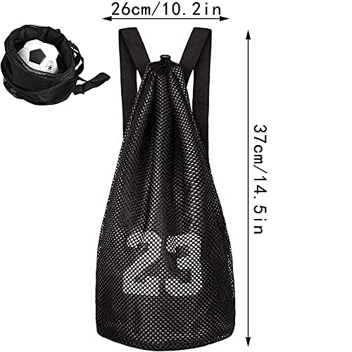 Basketbal sporttas, Trekkoord Mesh rugzak, Gym Bag Rugzak, Voetbal Trekkoord Tas Multifunctionele Mesh Rugzak Waterdicht… - Image 4