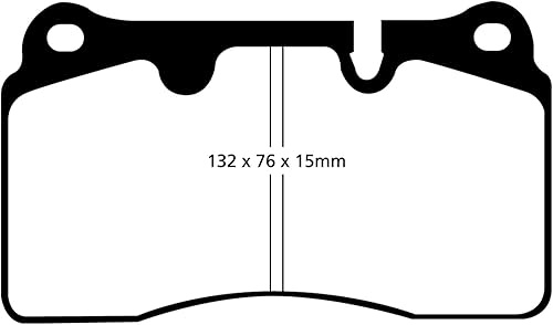 Miniatura 2 de EBC Brakes DP31908C Redstuff - Pastilla de freno de cerámica de bajo polvo