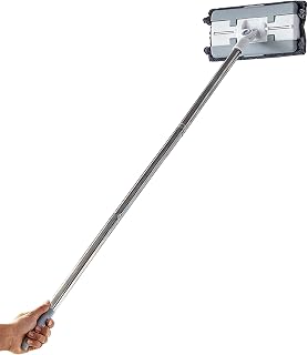 Clip Mop - Automatic Cloth Changing Cleaning Tool | 44 Inch Zero Touch Reusable Wet and Dry Floor Mop for Home, Kitchen, Bathroom with Wood Floor, Tile, Dust, Dirt, Spill Removal Use