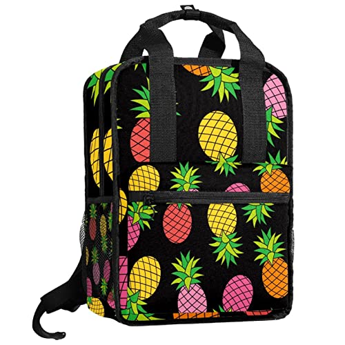 Sac à dos garçons pour l'école et les sorties à motif plume de paon