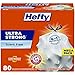 Hefty Ultra Strong Trash Bags (Scent Free, Tall Kitchen Drawstring, 13 Gallon, 80 Count) by Hefty