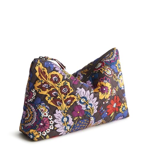 Vera Bradley Women's Premium Cotton Large Pouch,...