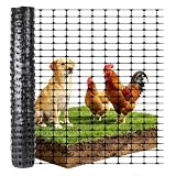 FarmNix Mobiler Hundezaun 30 m lang, 100 cm hoch, 25 Pfähle, engmaschig