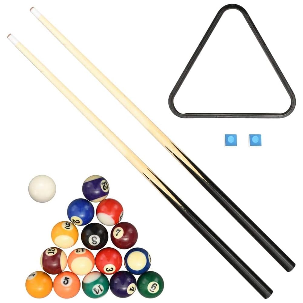 BAKAJI Carambola da Tavolo Rialzata con Stecche e Palle con Triangolo, Biliardo da Casa con Gambe e Palline e Accessori per Adulti e Bambini, Gioco di Società Idea Regalo, 69 x 36.5 x 17 cm