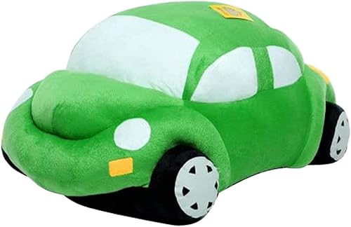 Miniatura 2 de Lindo modelo de coche de escarabajo decorativo cojín cojín de peluche (rojo, 13.8 in)
