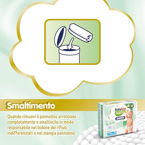 Babylino Premium Pants, Pannolini A Mutandina Taglia 7 Con Filtrante Ultra Soft, Extra Large Plus (15-25Kg), 28 Unità - 12