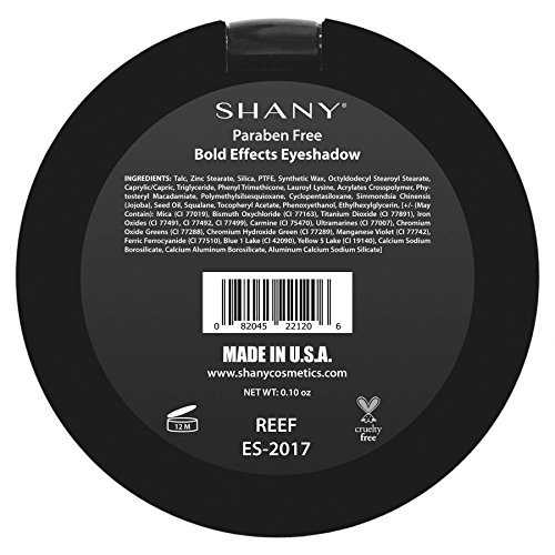 Shany Bold Effect Eye Shadow, Paraben Free, Reef, 1 Ounce #TOP2