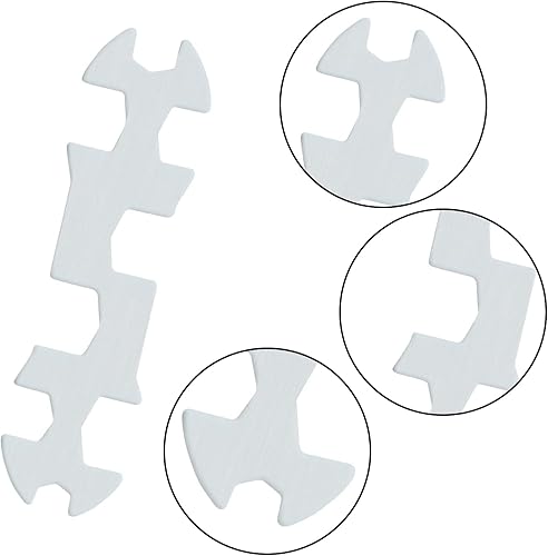 Miniatura 6 de jose2015 8 en 1 llave de extremo abierto súper delgada, herramienta de reparación de bicicletas multifuncionales llaves ultra finas de 0.079 in