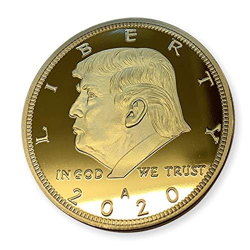 Amazon.com: Aizics Mint Donald Trump Gold Coin 2020 with