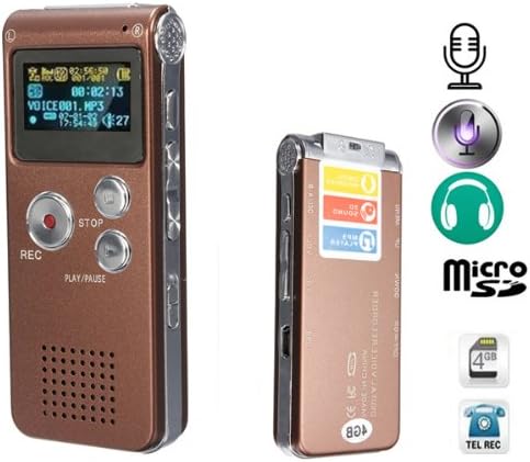 Steal Rechargeable 4GB 650HR Digital Audio Voice Recorder MP3 Player (Random: Color)