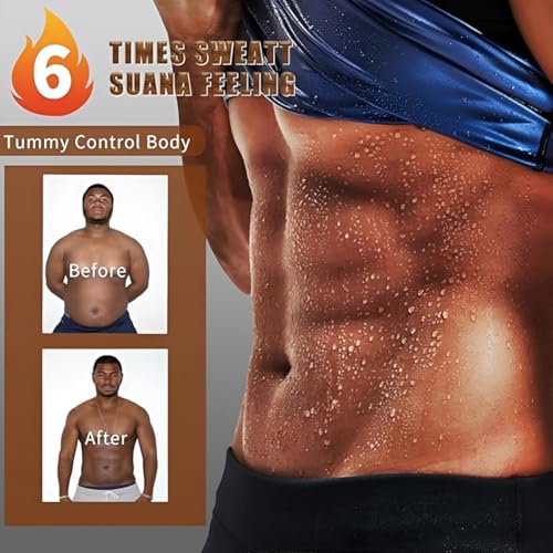 Image of Advance Sweat Shaper and Sliming Vest for Weight Loss, Exercises and Fitness Fat Burning Shaper for Man & Women