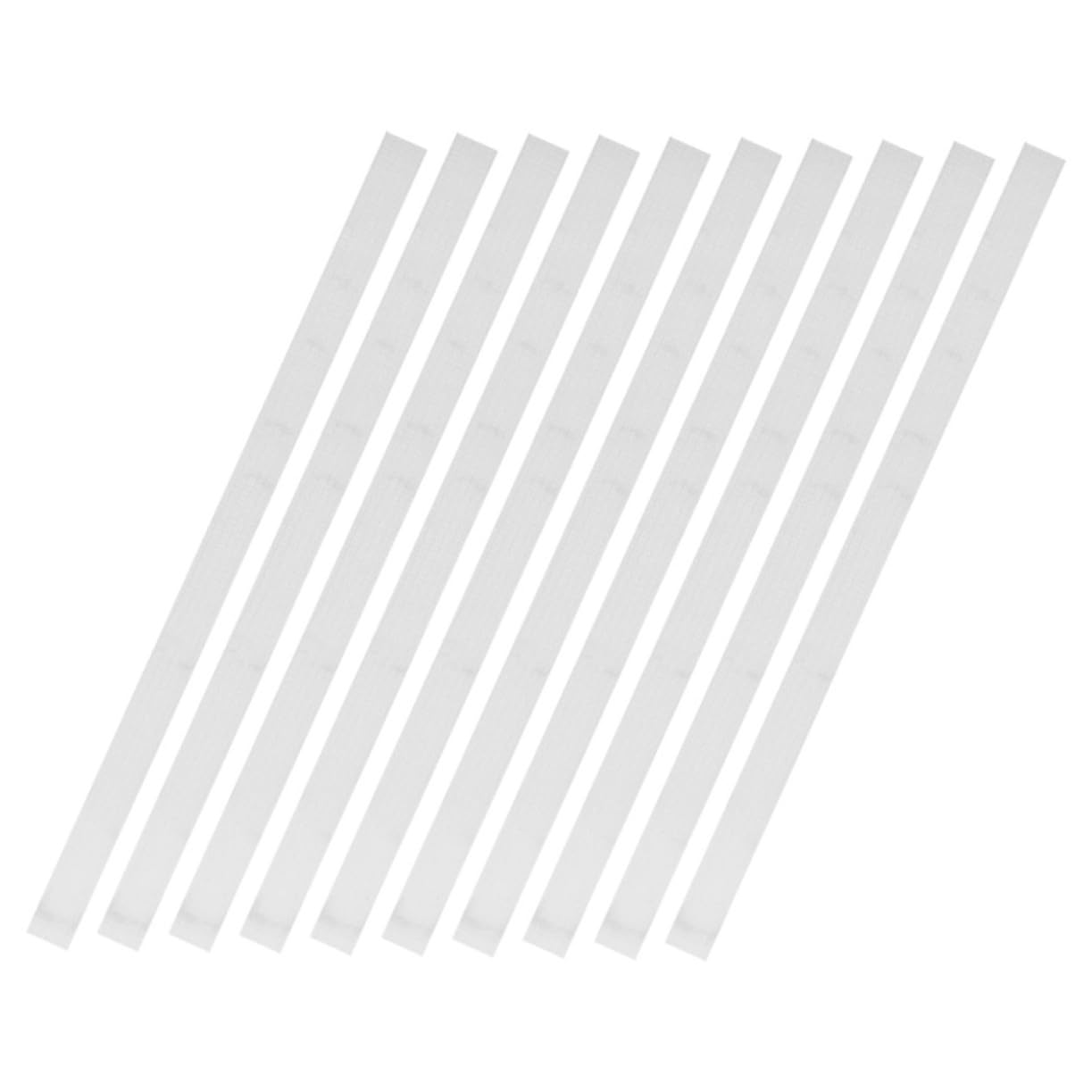 Angoily 10pcs Hot Melt Adhesive Strip White Thermal Binding Strips Bookbinding Tape Binding Tape Strips Adhesive Tape Scrap Book Thermal Book Binding Supplies Book Repair Tape Strips Glue