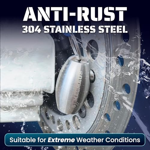 Image of Magmaus MBL02 [Never-Rust] Disc Brake Lock - [High Security] [304 Stainless Steel] - Weatherproof - Reminder Cable - Suitable for Motorcycles, Mopeds, Bikes