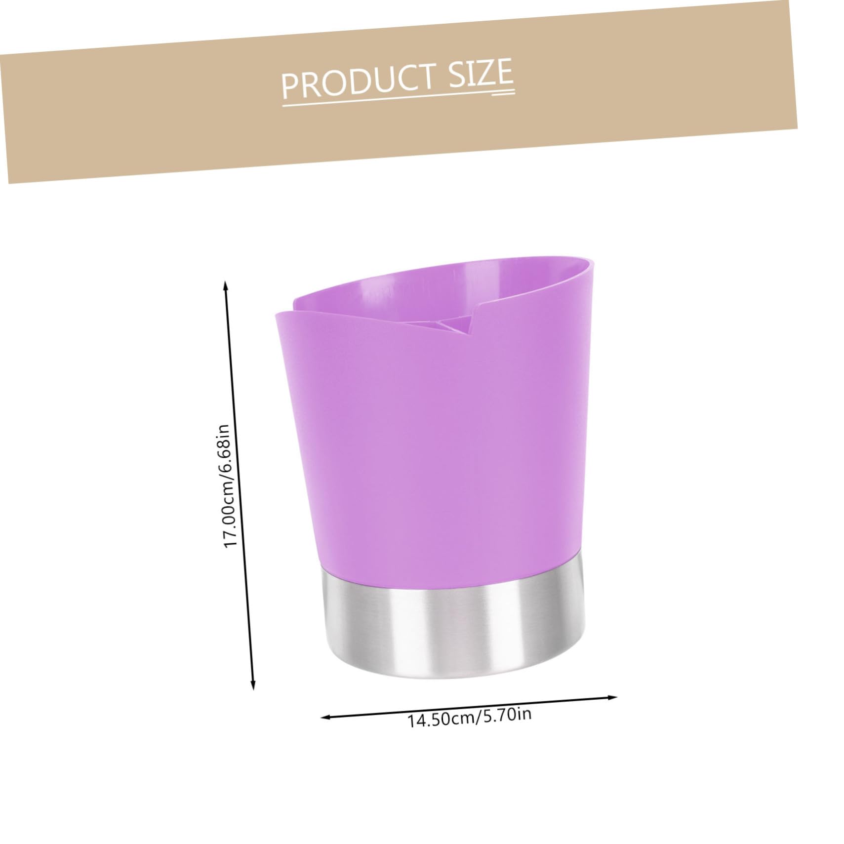 HOLIDYOYO Chopstick Bucket Straws Holder Multi-compartment Storage for Kitchen Tableware Random