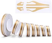 Vista 6 de Cinta de Rayas para Automóvil - Calcomanías de Vinilo para Rayas Decorativas, Pegatinas de Bricolaje Brillantes para Motocicleta, Puerta de Casa