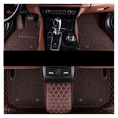 Tapis de sol voiture pour BMW Série 5 GT F07 535i 528i 2014-2017 couleur café 5 places