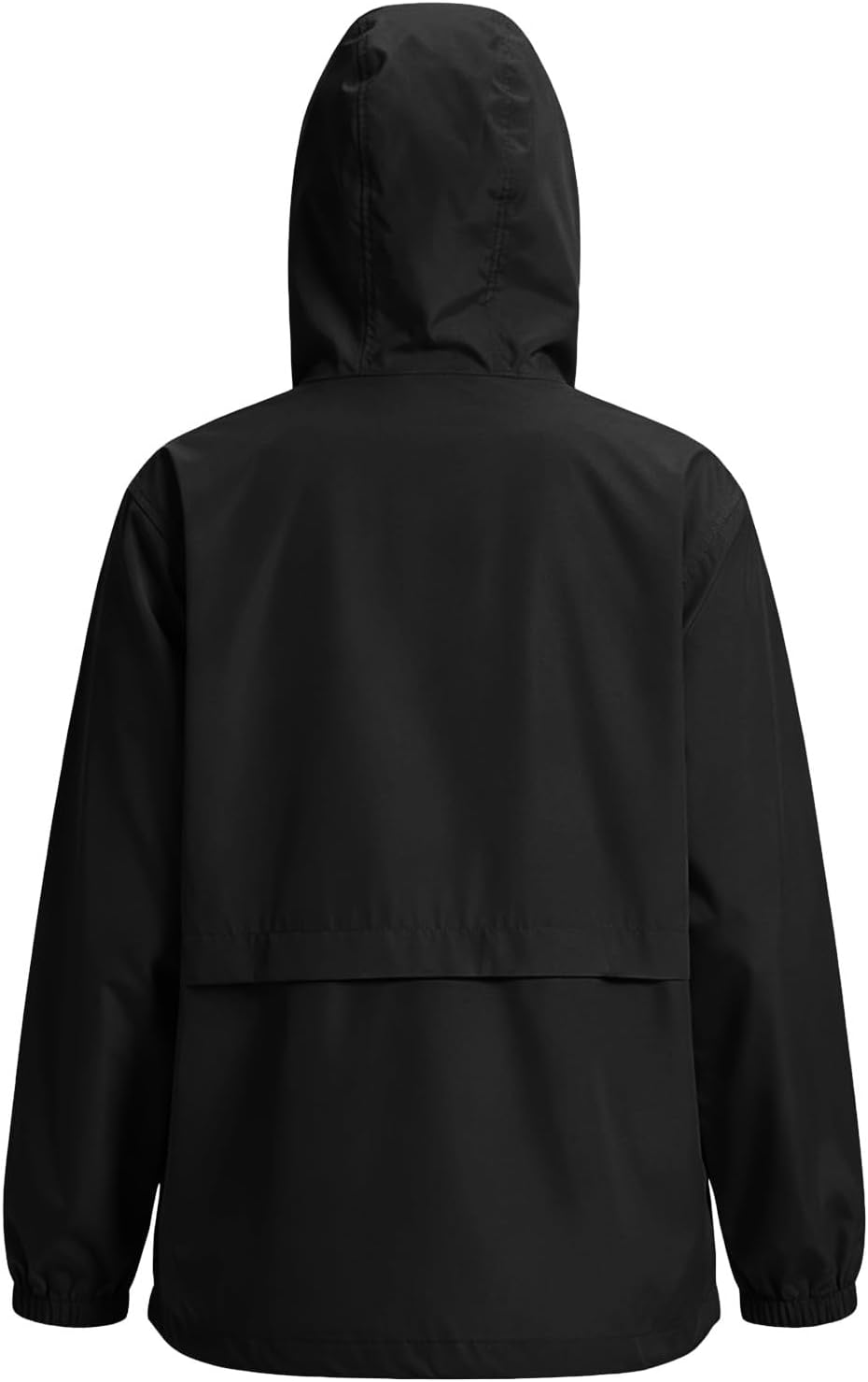 Rain Jacket for Women with Hooded Lightweight Waterproof Raincoats Packable Zipper Pockets Windbreakers Clothing