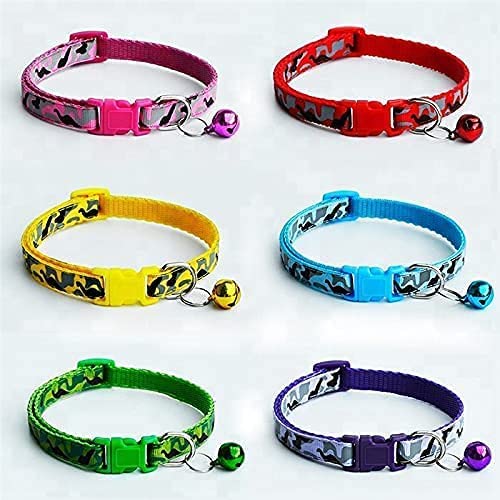 Woofy Dog Durable Safe Strong Matching Nylon Army Print Adjustable Collar for Dogs, Cats, and Puppies - 10 MM (5 Pcs Pack) (B09JSSHS1M) Amazon Price History, Amazon Price Tracker