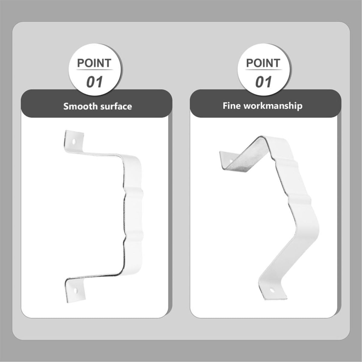 STOBAZA Aluminum Alloy Suitable for 76x102mm Tube Downspout Adapter with Leakproof Fit and Versatile Gutter Pipe Clamp Industrial and Household Use