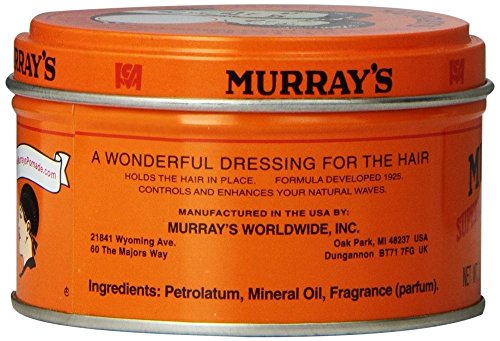 Murrays Superior Hair Dressing Pomade 3 Ounce (Pack of 4)