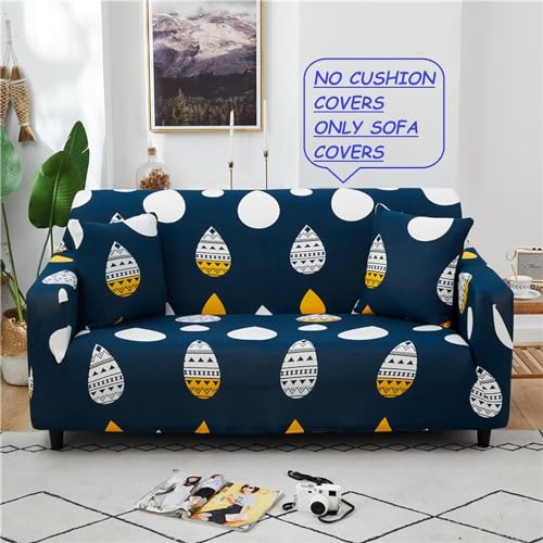 Image of Gurnoor Sofa Cover One 3 Seater and Two 1 Seater Fully Covered Universal 5 Seater for Living Room Non-Slip Sticky Elastic Stretchable Couch Sofa Set Slipcover Protector(Bubble)