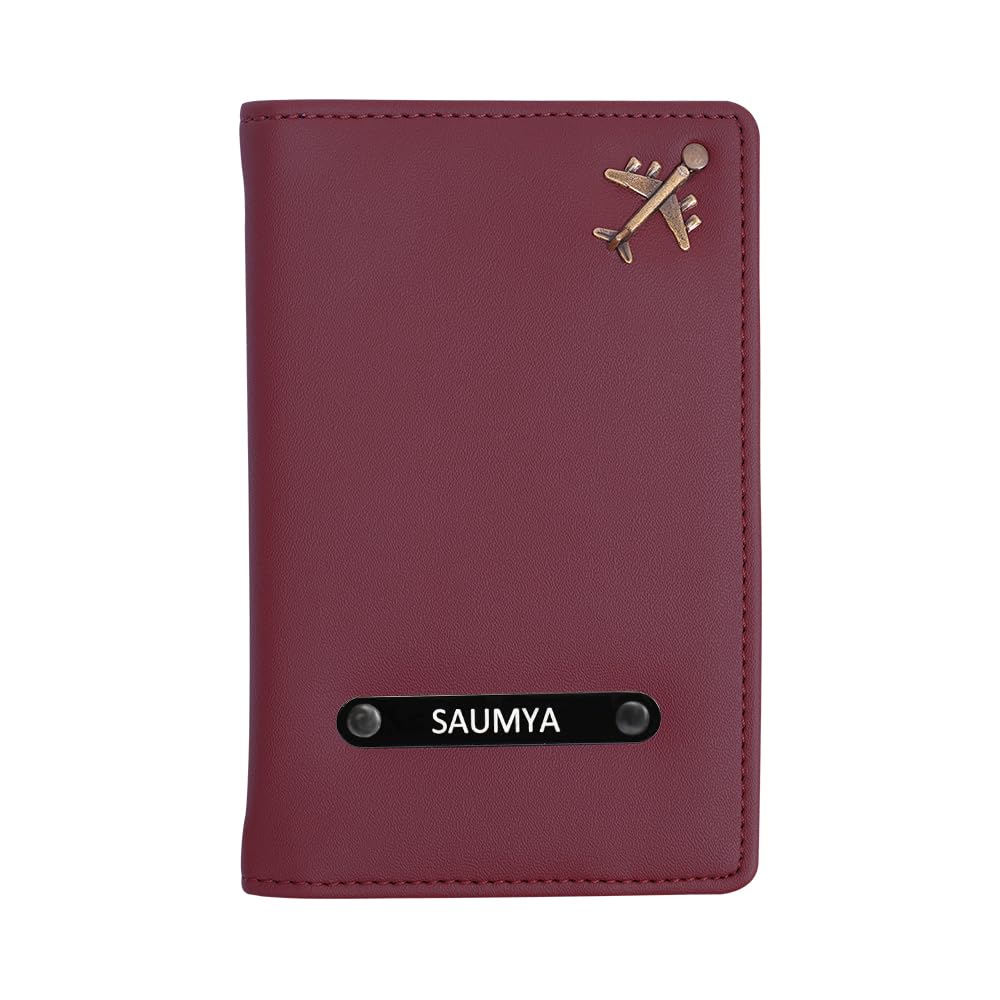 Vegan Leather Personalized Passport Holder with Name, Customized Leather Passport Cover for Men and Women, Gift, Present for Birthday and Celebration-image-12