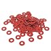Produktbild sourcing map 100 Stk.3x7x0,5mm Fiber Motherboard Isolierscheibe Befestigungsscheiben Rot DE de