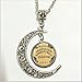 Ouija Board Pendant,Fine Art Necklace,Fine Art Moon Jewelry,moon Necklace Glass Art Picture