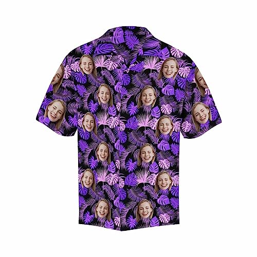 Men's Custom Shirt Hawaiian Shirt for Men Funny Personalized Shirts for Men Button Down Shirt