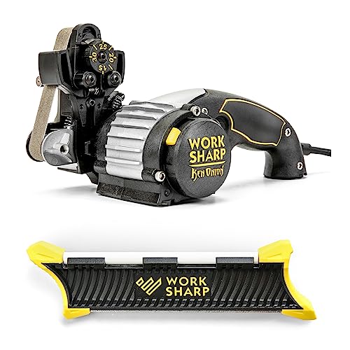 Work Sharp Ken Onion Edition Knife and Tool Sharpening System with Pocket Size Pocket Knife and Axe Sharpener