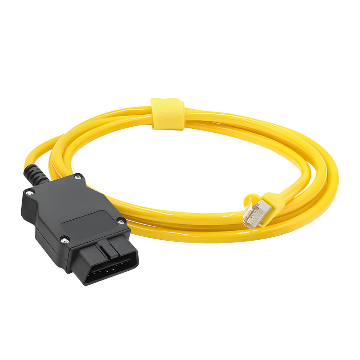 CGEAMDY Enet OBD Cable, Ethernet Interface OBD Cable Coding RJ45, Extension Cable Coding F Series, Ethernet Cables Adapter, for Diagnostics and Coding, Scanner Diagnostic Tool Connection Cables