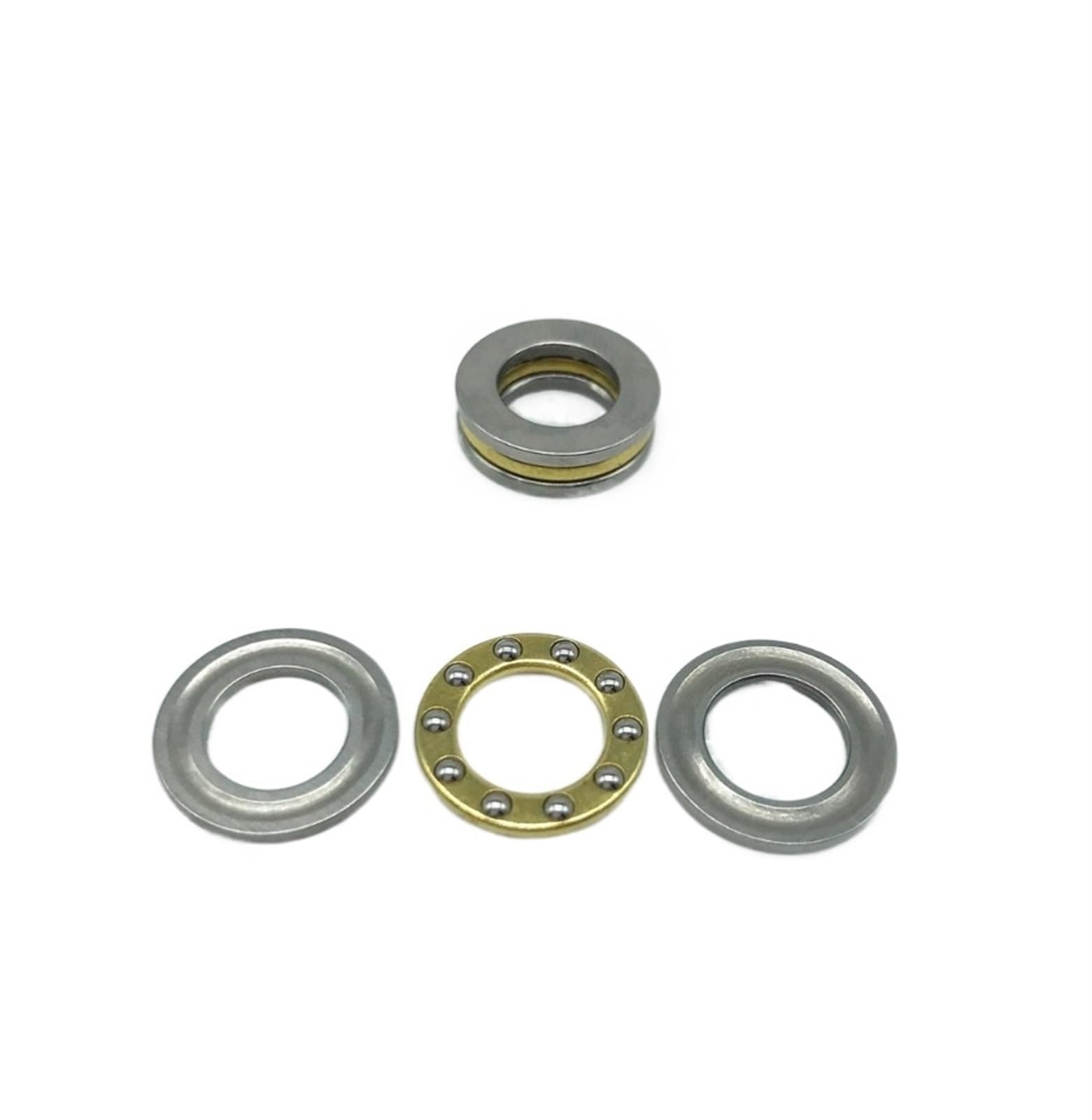 HYUJNAFZR Bimetal Seal Shield Micro deep Groove Bearing 50pcs F8-14M 8x14x4mm Axial Ball Thrust Bearing Plane Thrust Ball Bearing