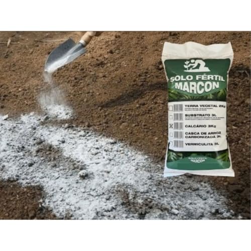 Calcário Dolomítico 3kg para Corrigir Ph Do Solo Fértil Marcon