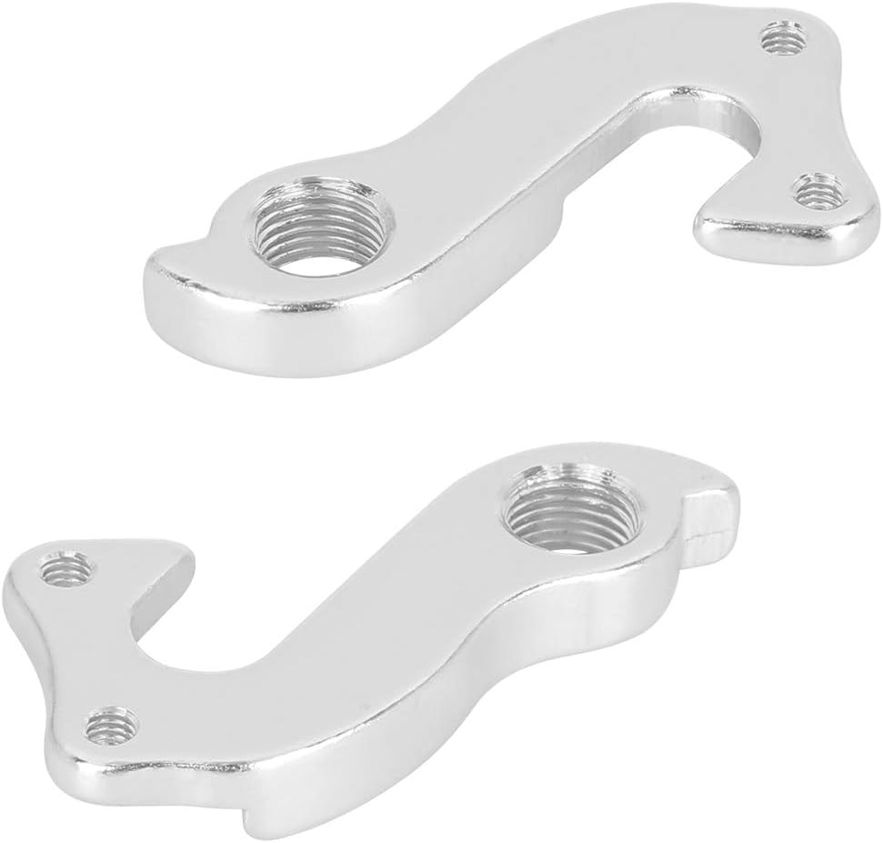 X AUTOHAUX 2pcs Aluminium Alloy Bike Bicycle Tail Hook Rear Derailleur Hanger - Image 4