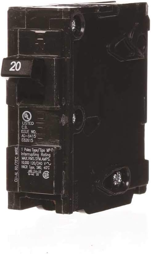 MURRAY MP120 20-Amp Single Pole Type MP-T Circuit Breaker