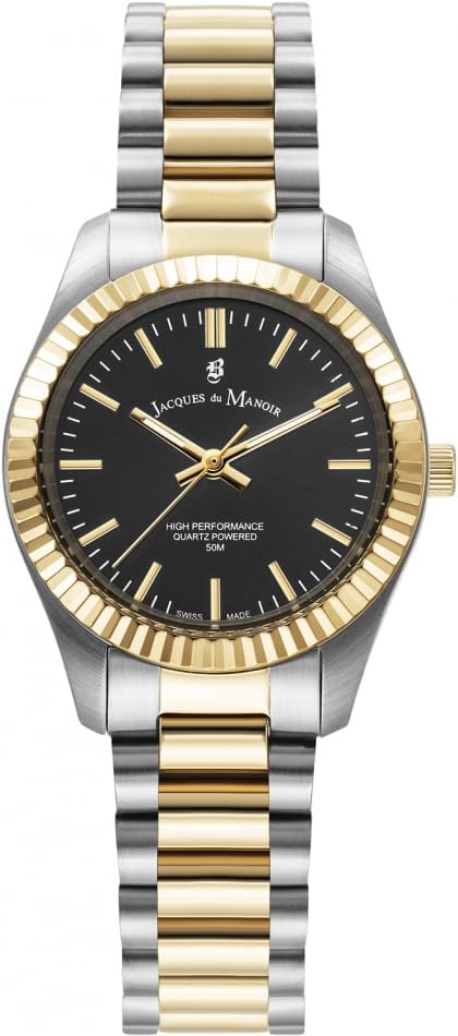 Inspiration Prime 31mm Three-hands Two-tone Black dial Stainless steel swiss watch
