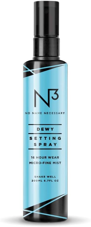 N3 No Name Necessary Dewy Scented Extreme Long Lasting and Hydrating Anti-aging Makeup Setting Spray (200ml)
