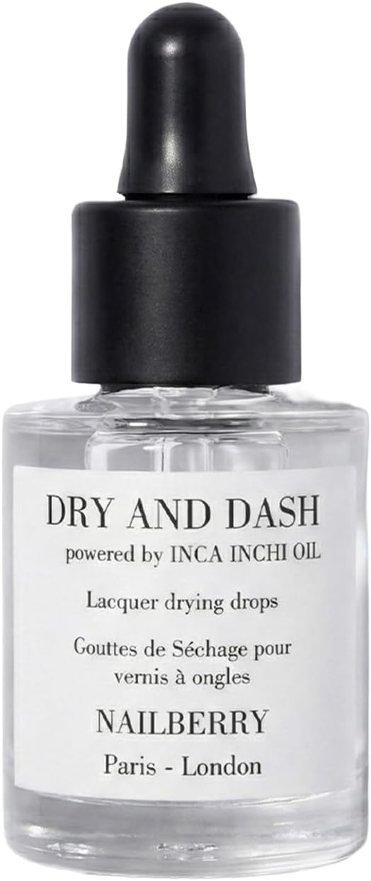 Dry and Dash Lacquer 11 ml | Quick Drying Drops for Nail Polish | Accelerates Drying Time and Prevents Scuffs or Chips
