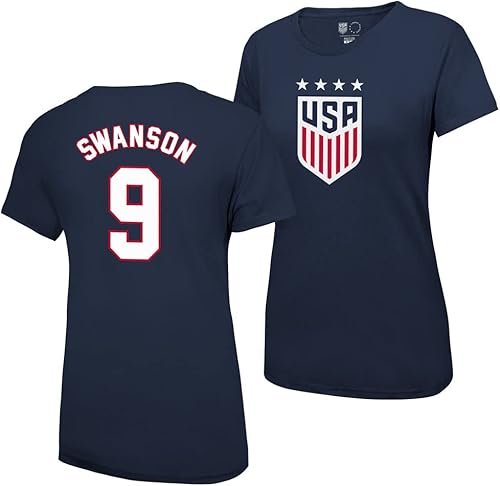 Icon Sports Camiseta de 4 estrellas con licencia oficial de la Federación de Fútbol de EE. UU