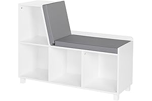 RiverRidge Kids Book Nook Collection: Stylish and Practical Book Nook Bench for Kids