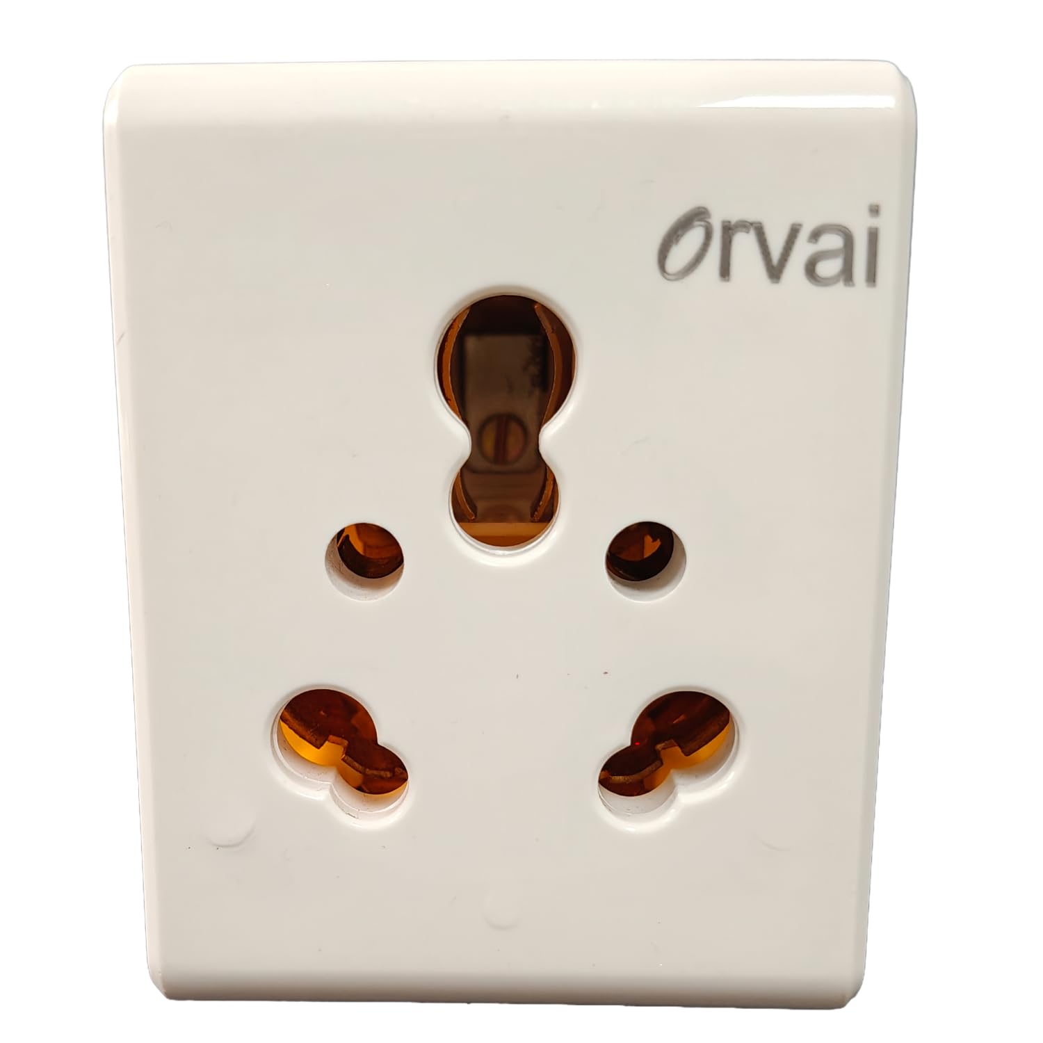 16A to 6A Converter plug for 6A existing Socket | Heavy Appliance of Upto 2000W (2KW) consistent Load | Designed for Room Heater, Heat Convectors, Geyser, AC | Heavy Solid Pins | Polycarbonate